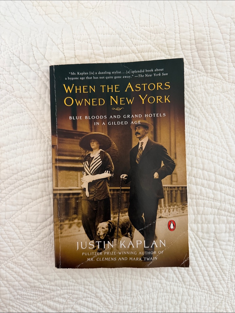 When The Astors Owned New York paperback by author Justin Kaplan